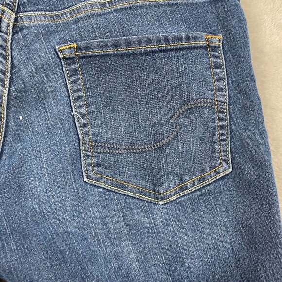 Signature By Levis Womens Jeans Size 8 Mid-Rise Cropped Denim - Picture 8 of 8